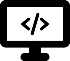 Pc Coding Line Tracing Svg Vector, Free Vectors File
